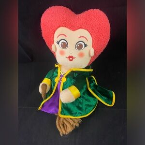 Disney Hocus Pocus WINIFRED SANDERSON On Her Broom 16" Plush Witch Kidrobot